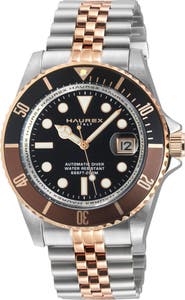Haurex Italy Eterno 316L Stainless Steel Bracelet Watch, 42mm