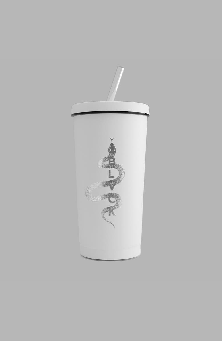 Blvck Snake Tumbler, Alternate, color, Black