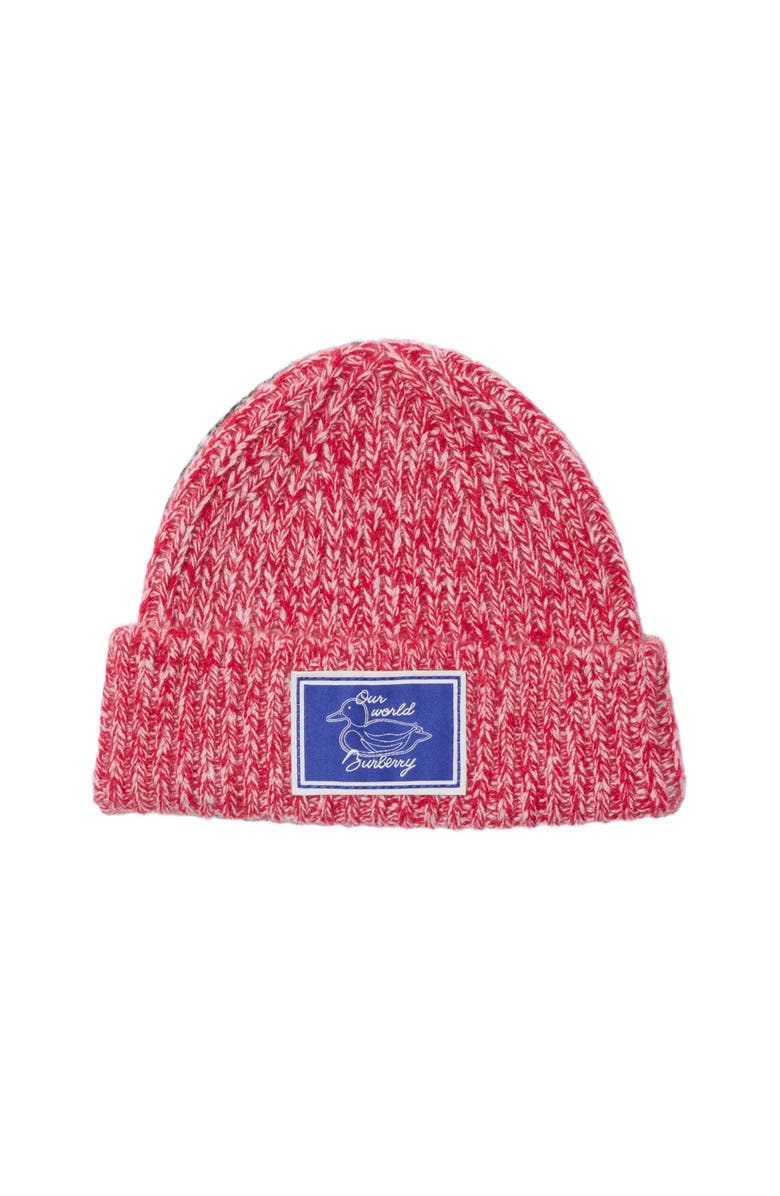 Burberry Colour Block Cashmere Beanie, Main, color, 