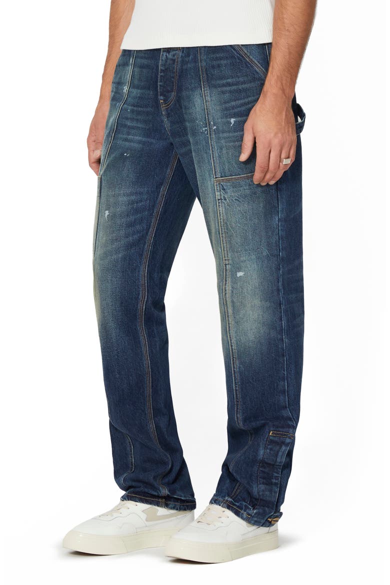 Straight Leg Carpenter Jeans, Alternate, color, SAVOY