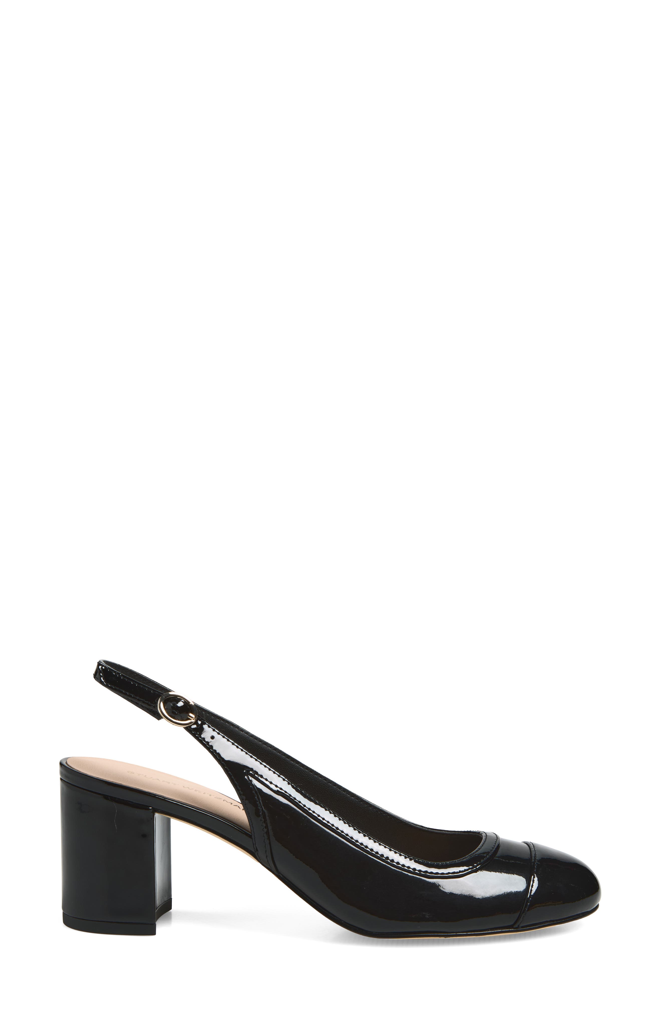 Stuart Weitzman Celina 60 Slingback Pump, Alternate, color, Black