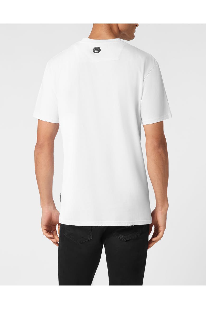 Jersey T-Shirt Round Neck Ss Strass Cars Racing Men, Alternate, color, white