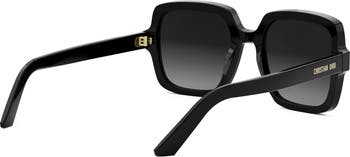 DIOR 'DiorMidnight S4I 54mm Square Sunglasses | Nordstrom