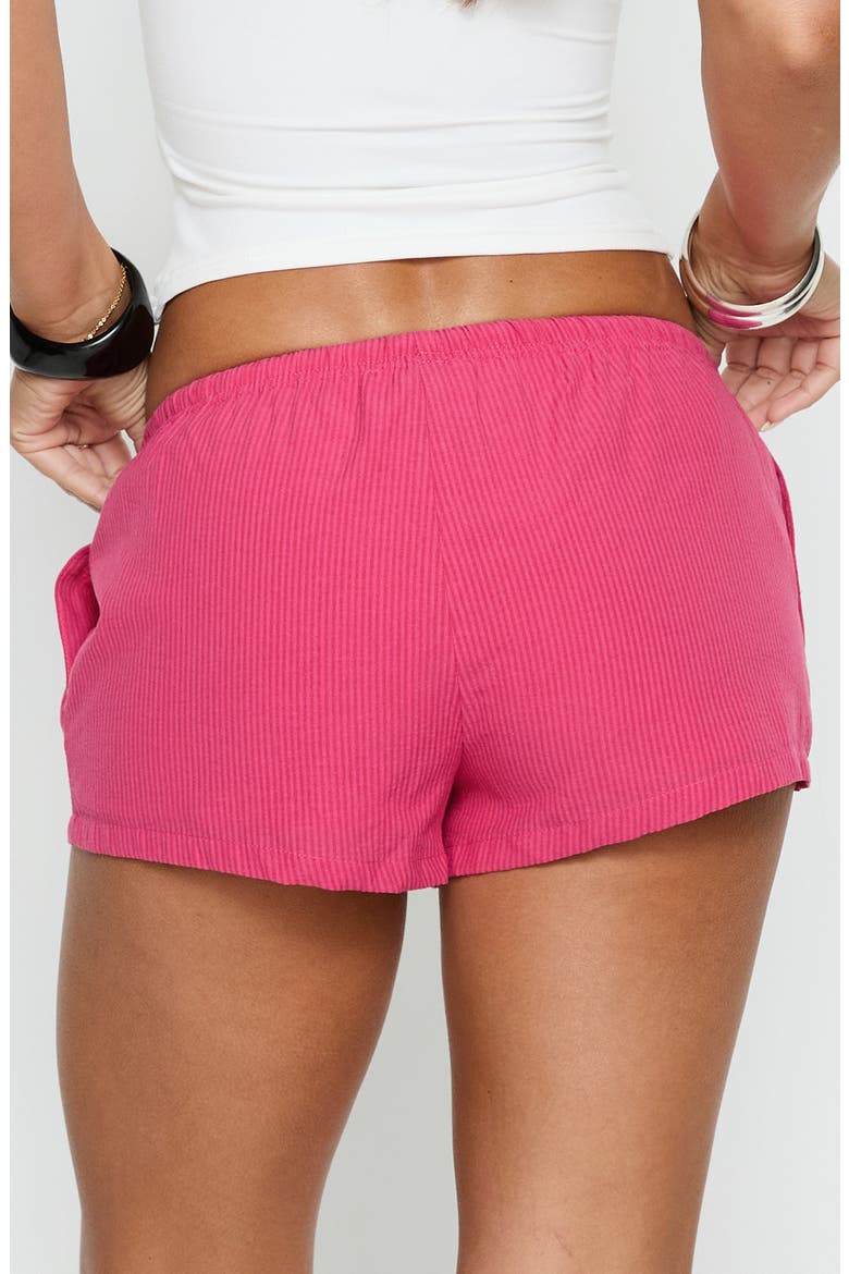 Makeli Micro Beach Shorts, Alternate, color, FUCHSIA STRIPE
