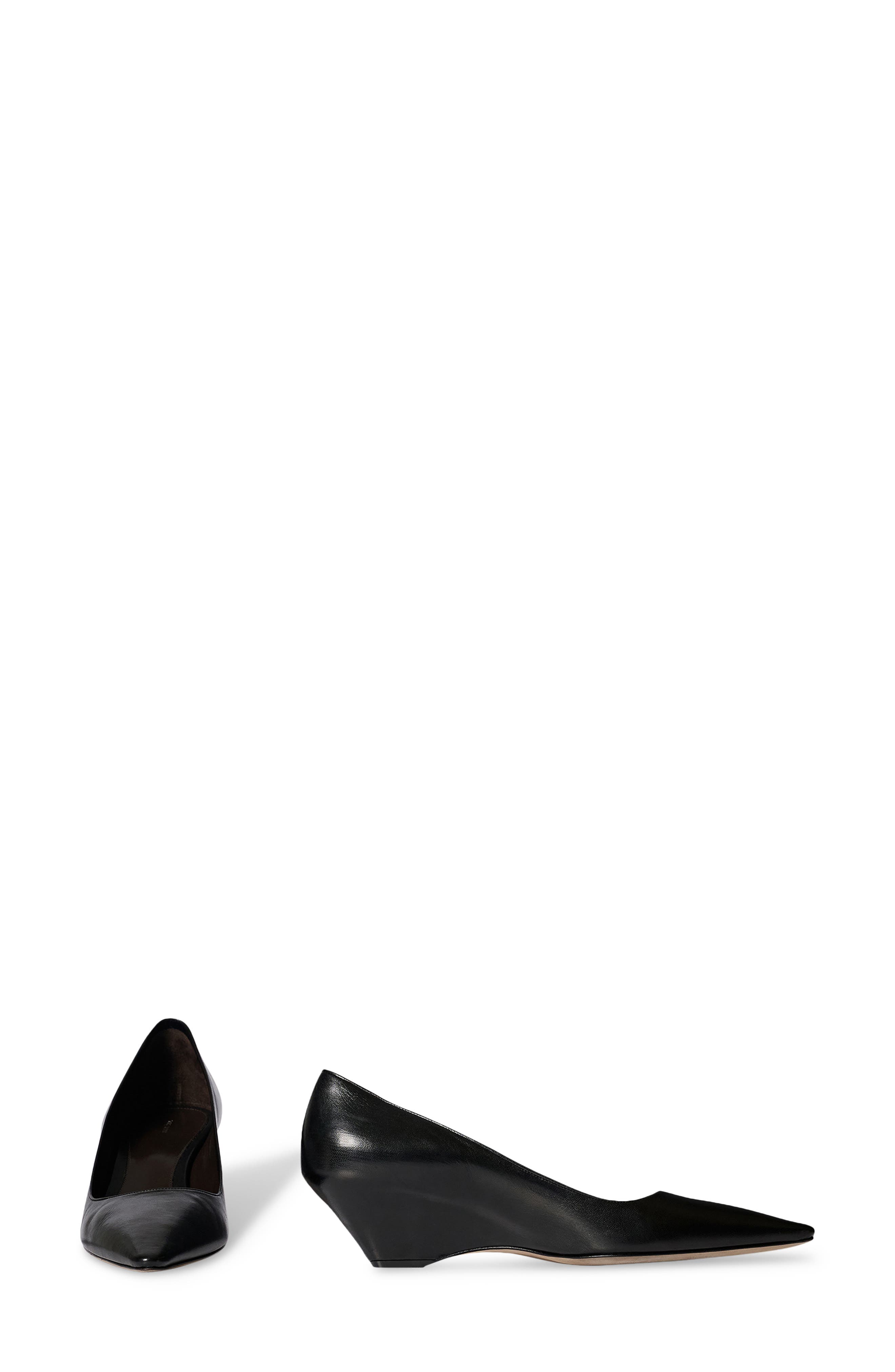 Liisa Wedge Pump, Alternate, color, BLACK