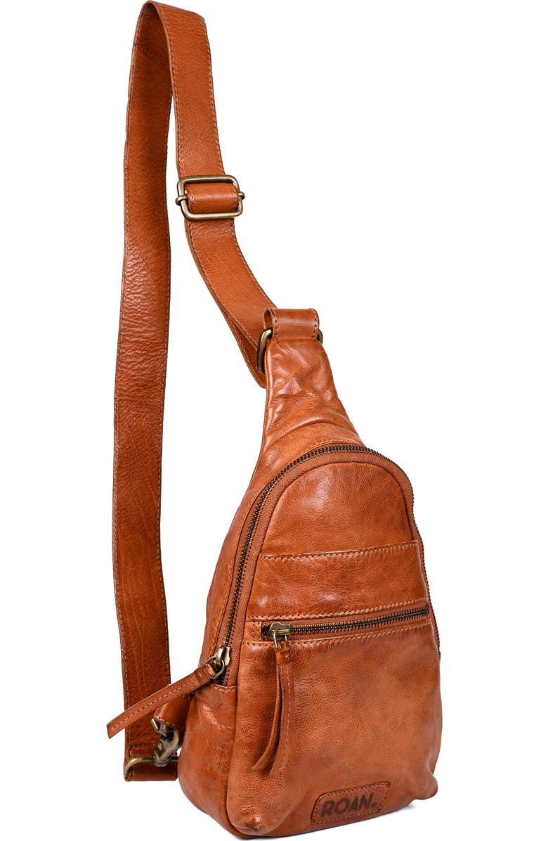 ROAN Trickle Sling Bag, Alternate, color, Cognac Flame Tml
