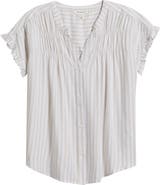 beachlunchlounge Monaka Smocked Frill Top