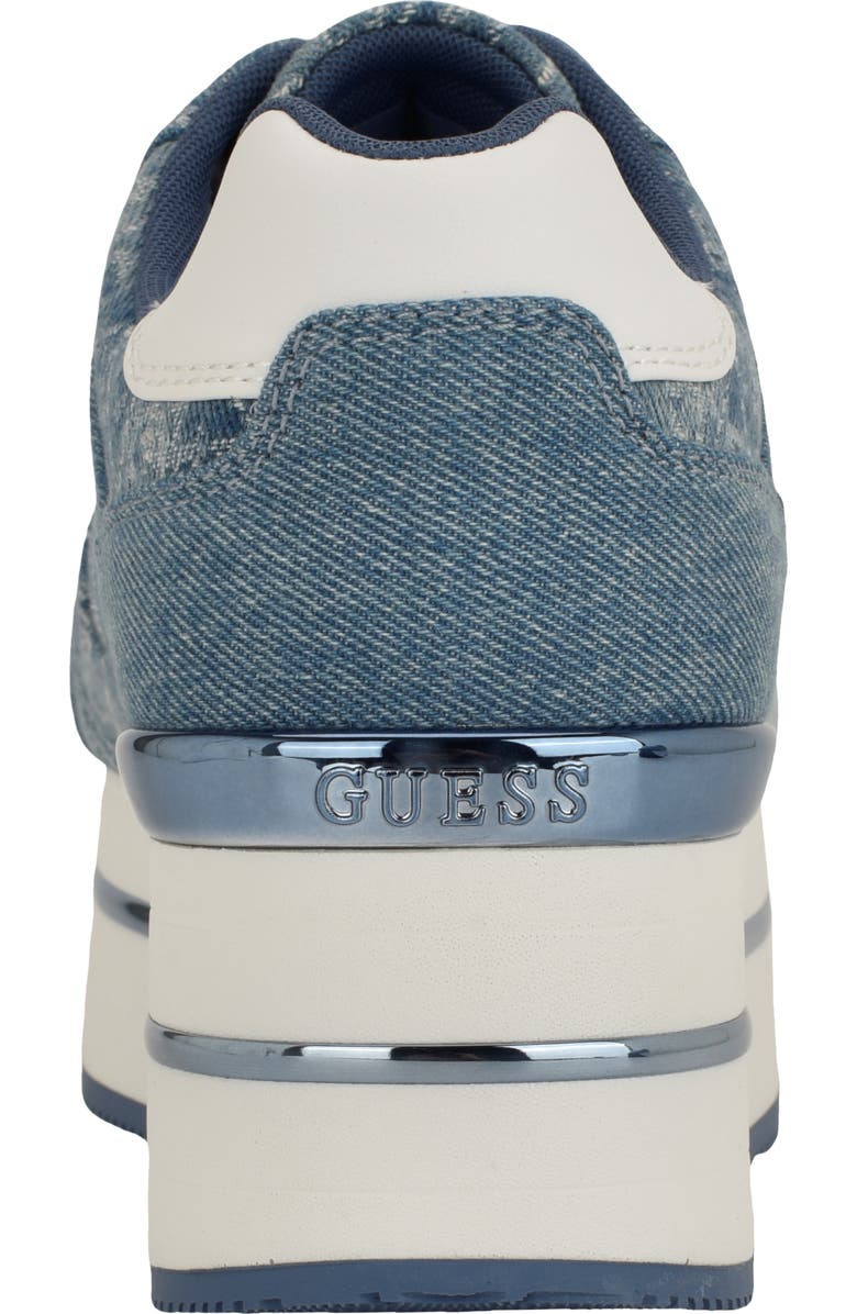 GUESS Hansin Platform Sneaker, Alternate, color, Blue