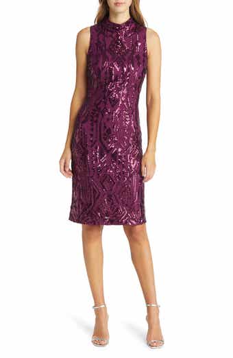 Sequin Sheath Cocktail Dress
