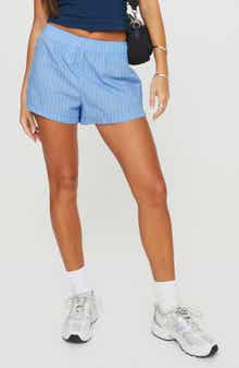 Princess Polly Maxxy Stripe Cotton Boxer Shorts
