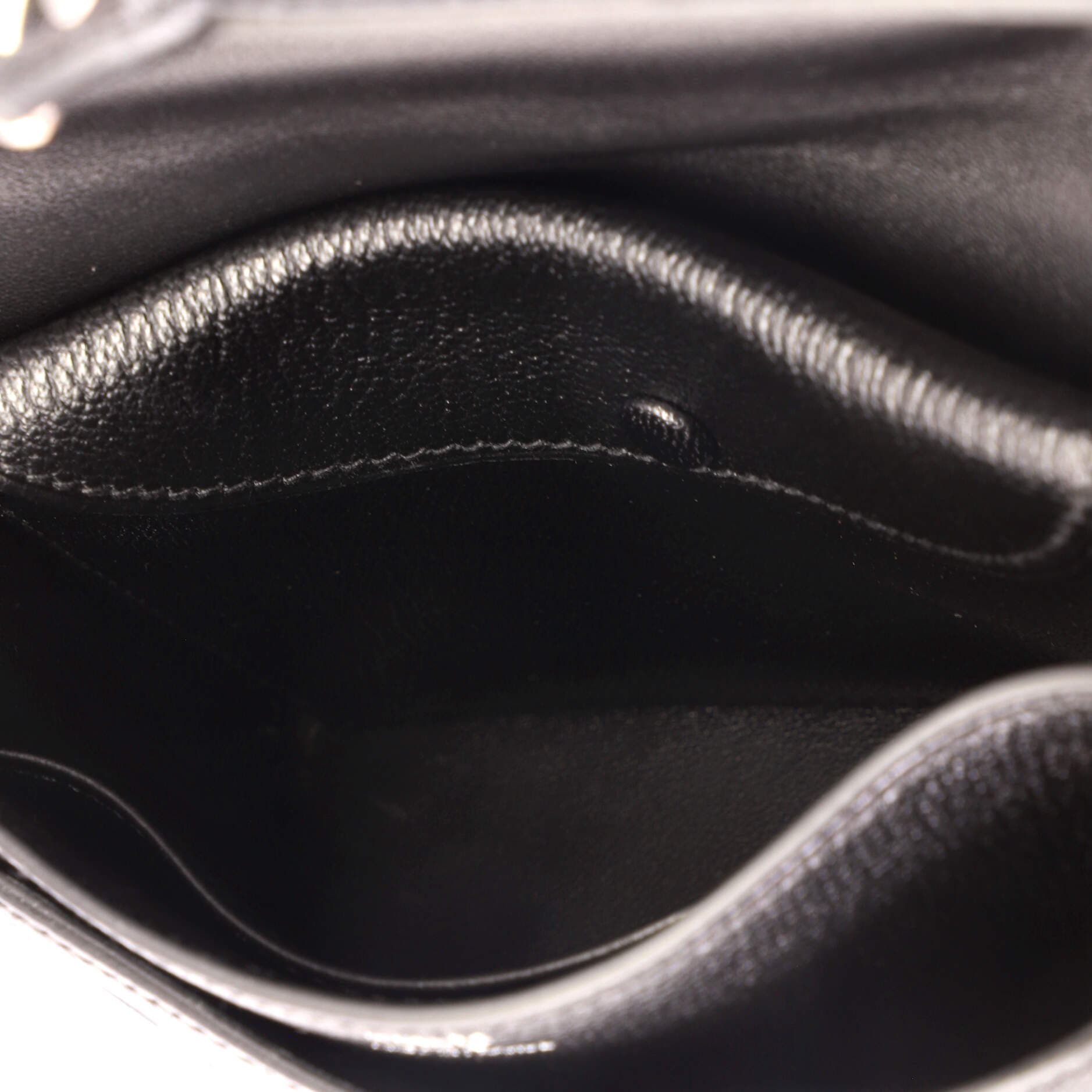Verrou Chaine Bag Chevre Mysore Mini, Alternate, color, Black
