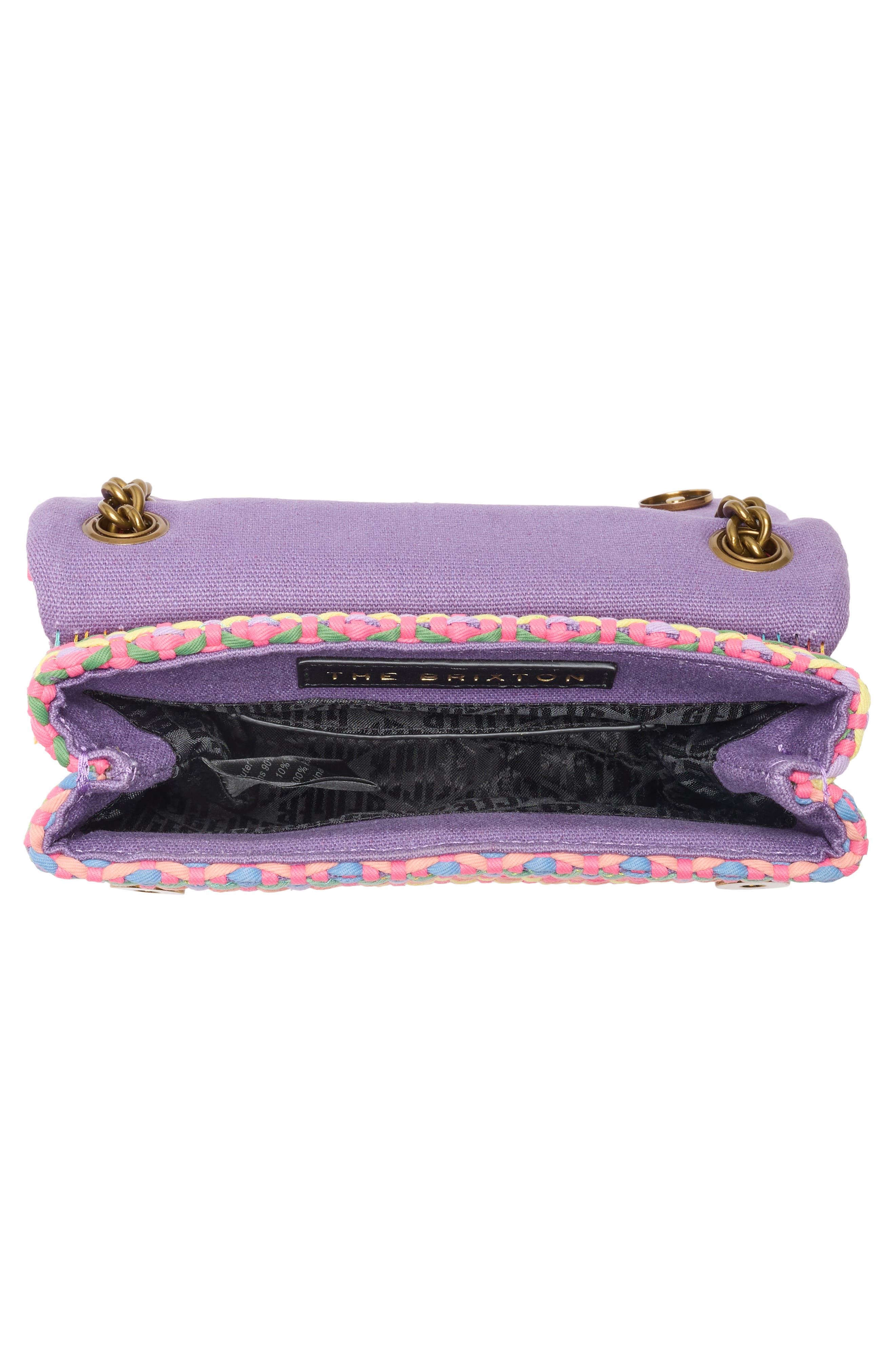 Kurt Geiger London Brixton Tweed Mini Convertible Shoulder Bag, Alternate, color, Pink Multi