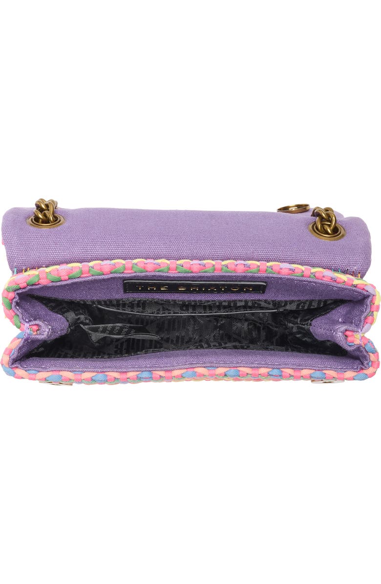 Kurt Geiger London Brixton Tweed Mini Convertible Shoulder Bag, Alternate, color, Pink Multi