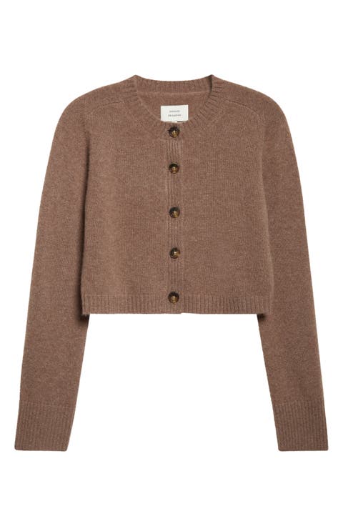 Zephir Crop Cashmere Cardigan
