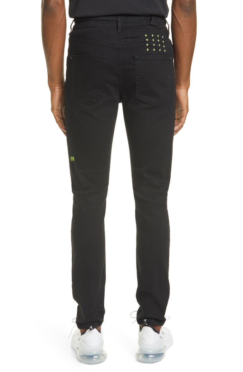 Ksubi Chitch Skinny Fit Jeans, Alternate, color, Black