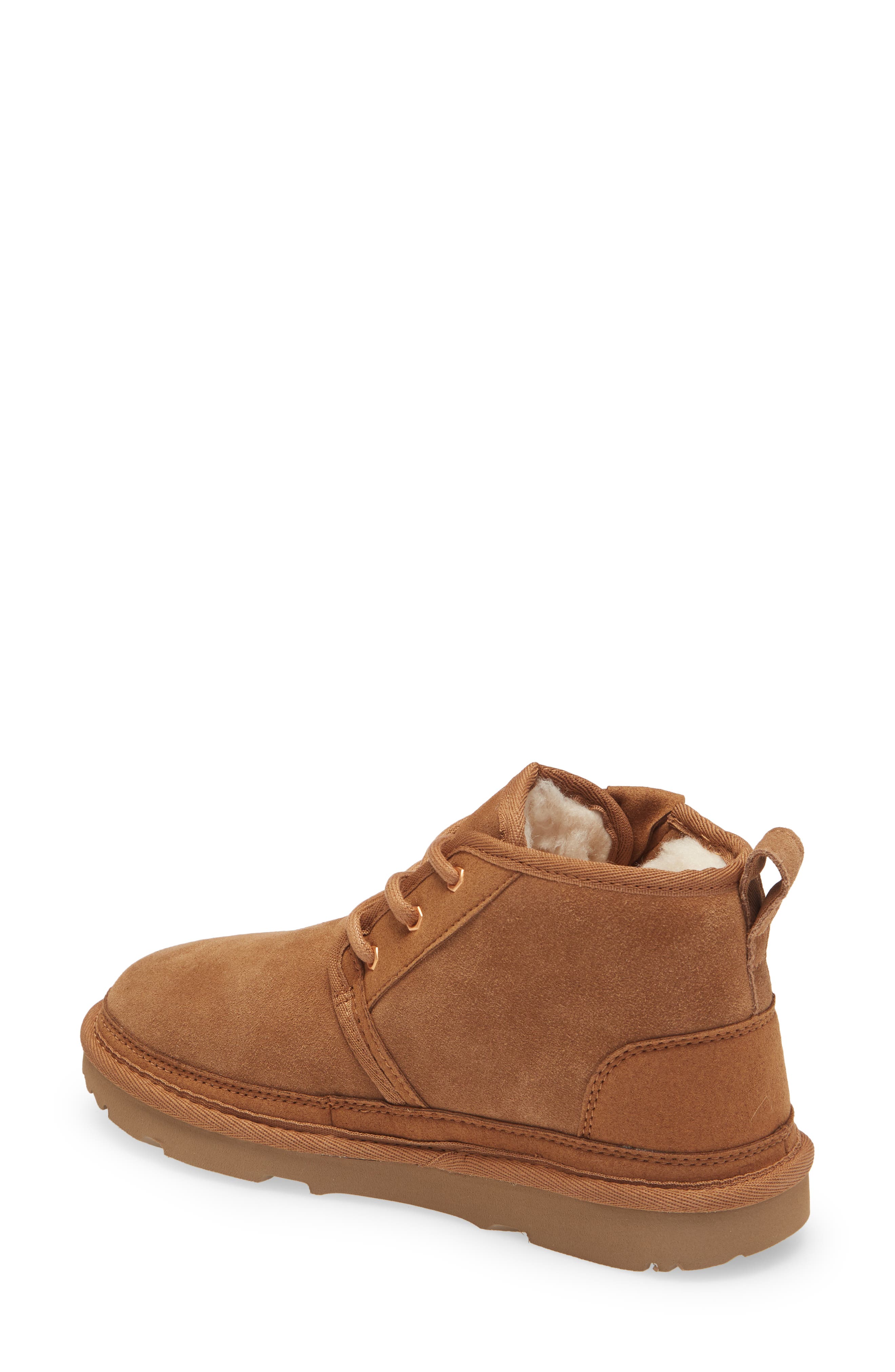 Neumal Water Resistant Leather Boot, Alternate, color, CHESTNUT