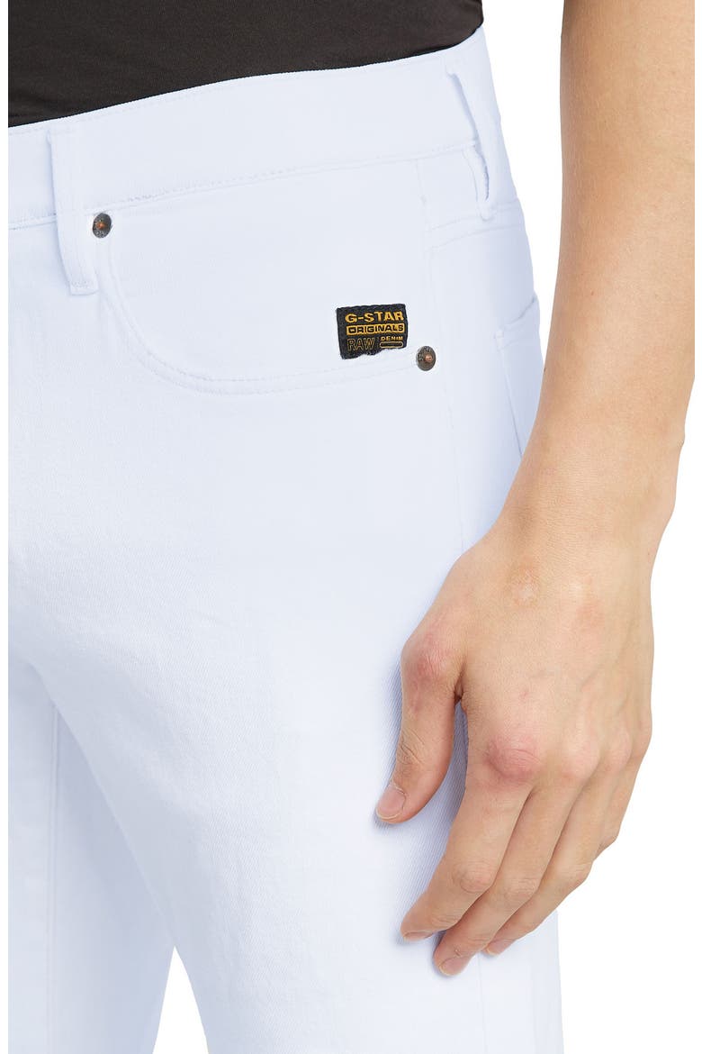 3301 Slim Fit Jeans, Alternate, color, PAPER WHITE GD DESTROYED