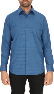 Scotch & Soda Dot Print Modern Fit Dress Shirt