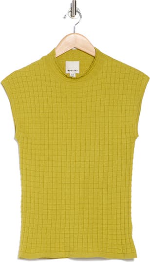 Sleeveless Waffle Knit Top