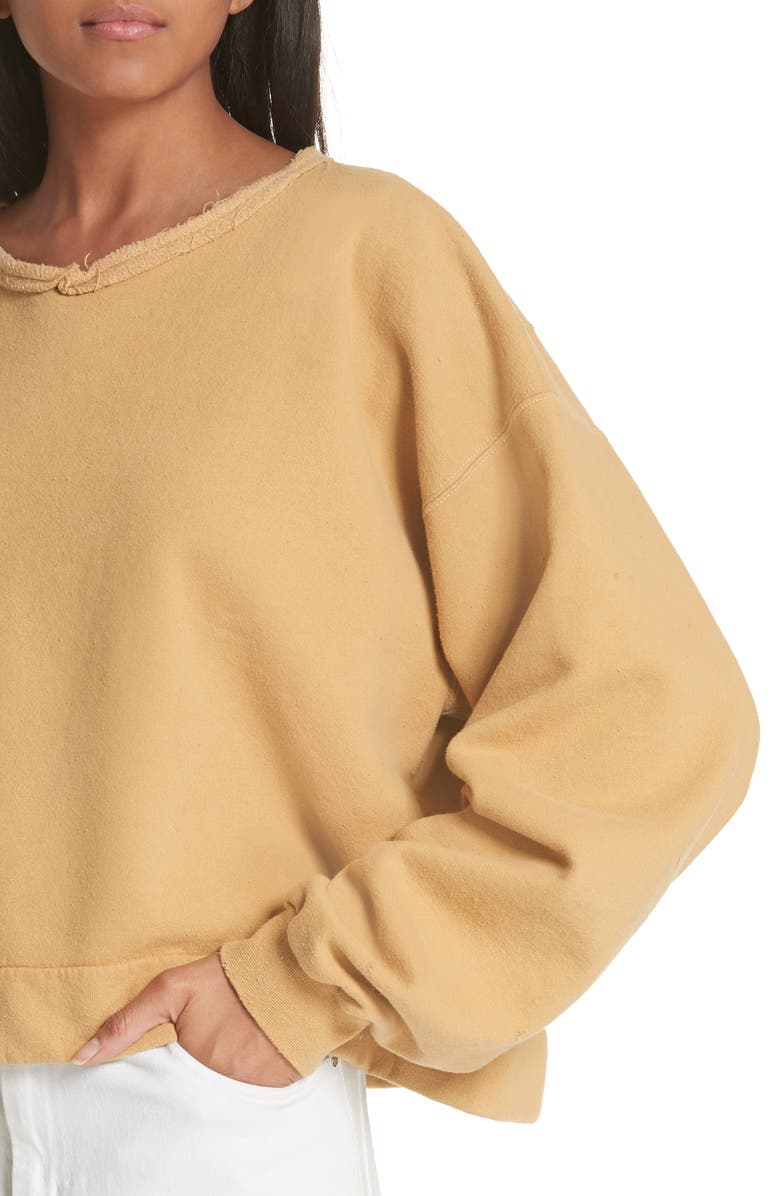 Rachel Comey Mingle Distressed Sweatshirt, Alternate, color,