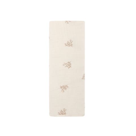 Velour Leaf Pattern Collection - Muslin Swaddle
