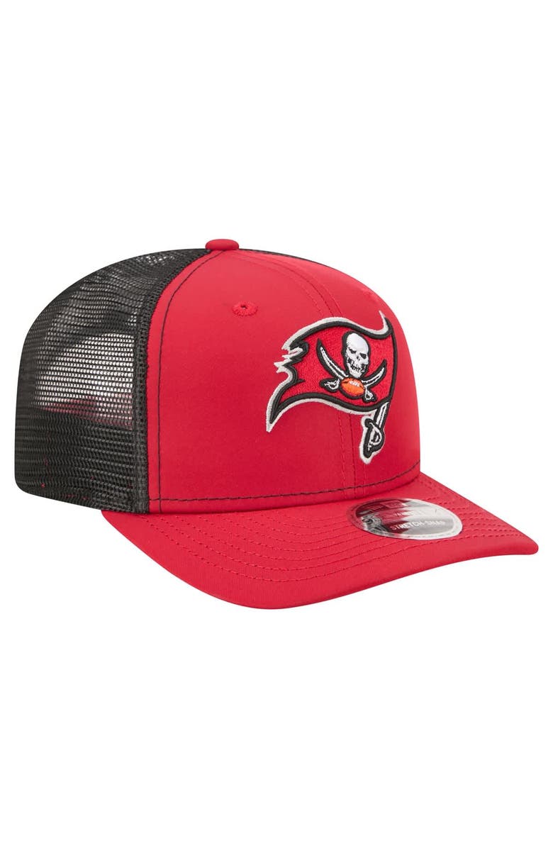 New Era Men's New Era Red Tampa Bay Buccaneers 9SEVENTY Trucker Adjustable Hat, Alternate, color,