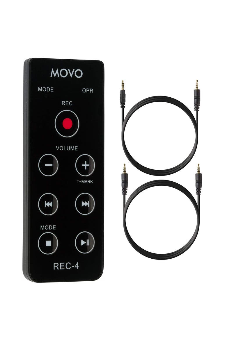 REC-4 Wired Remote Control for Zoom H2n, H4n Pro, H5 & H6 Portable Digital Handy Recorders, Main, color, Black
