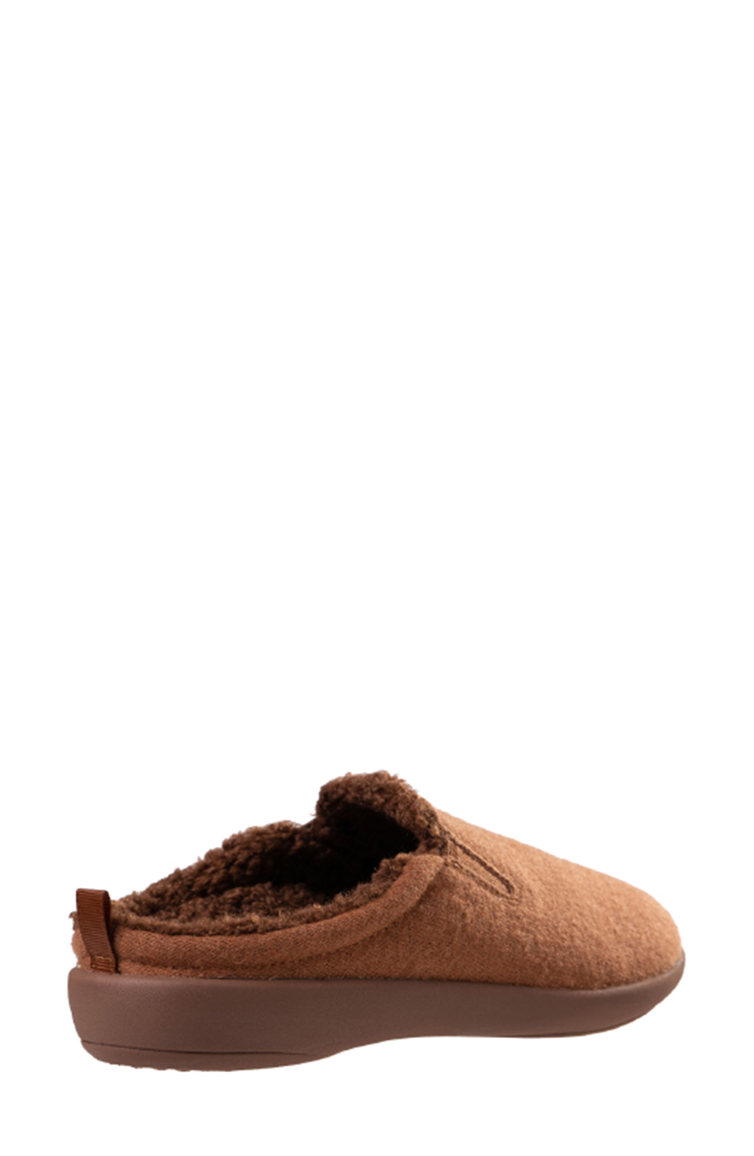Revitalign Dundee Orthotic Slipper, Alternate, color, Bison