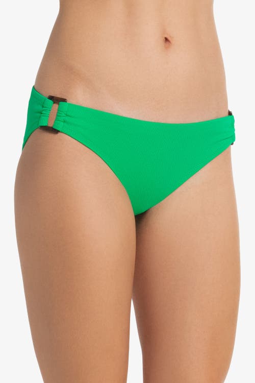 Helen Jon Tortoise Hipster In Chevron Textured Kelly Green