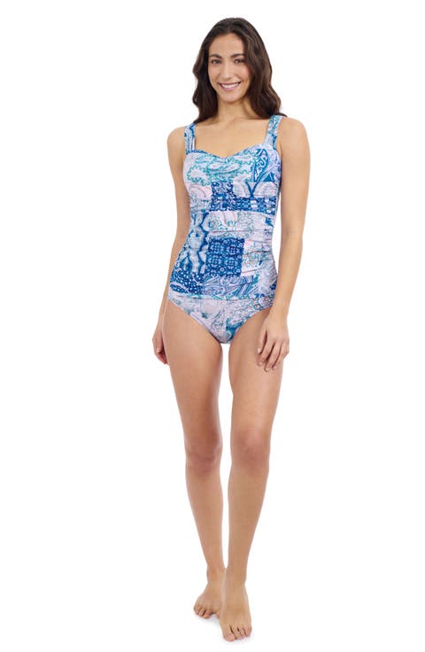 Karma D Cup Center Ruched Tankini