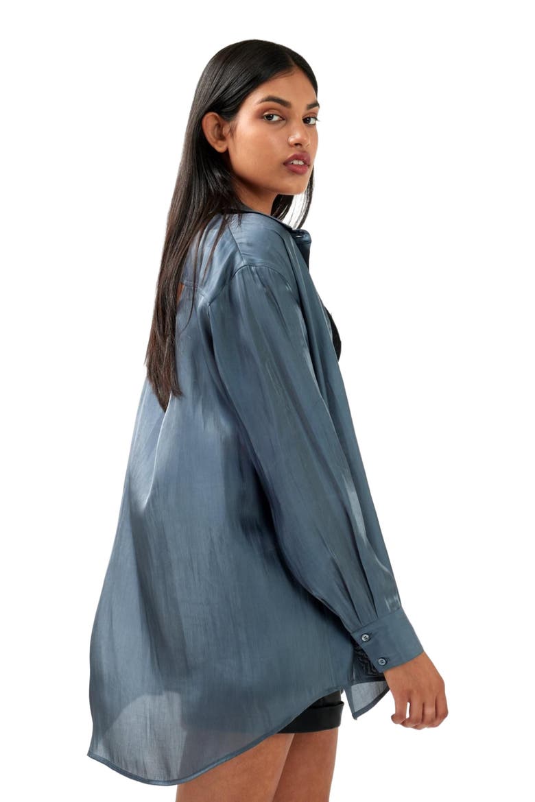 Back To You Iridescent Shirt, Alternate, color, Slate