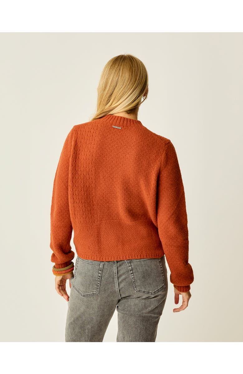 Carve Designs Monroe Stitched Sweater, Alternate, color, Copper