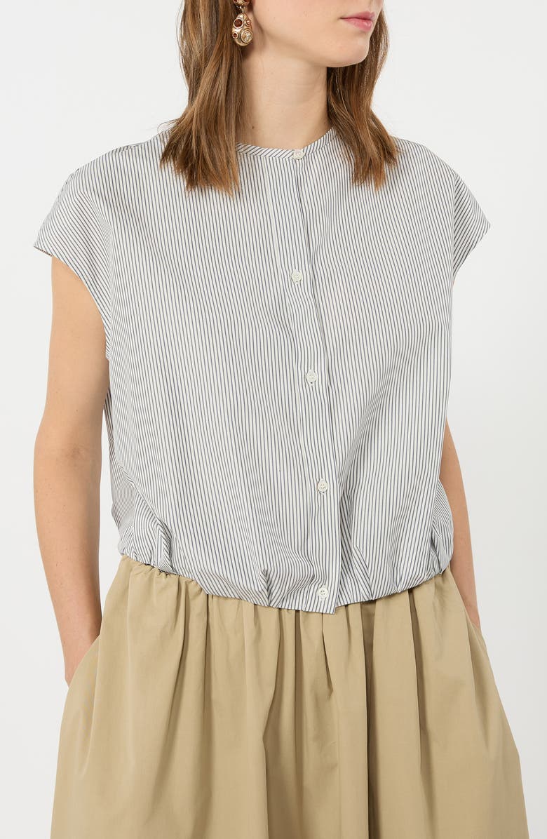 Weekend Max Mara Gelatina Stripe Top, Alternate, color, 