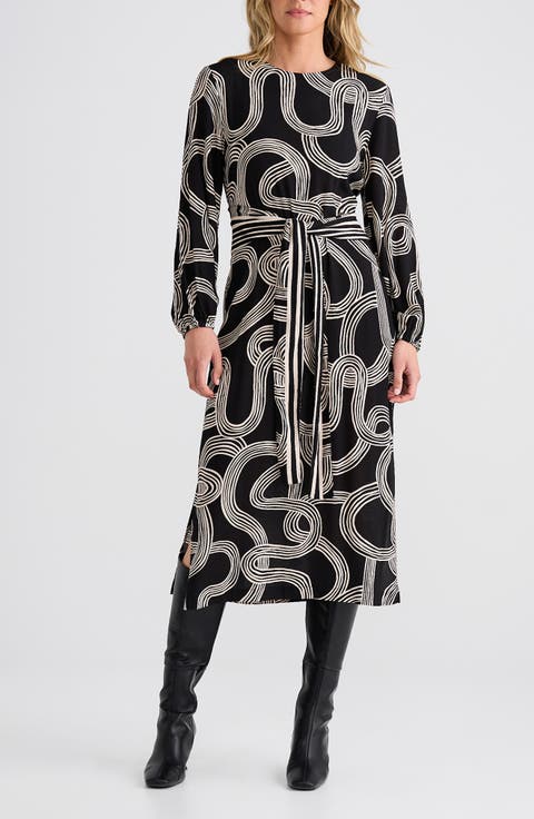 Turning Point Print Dress