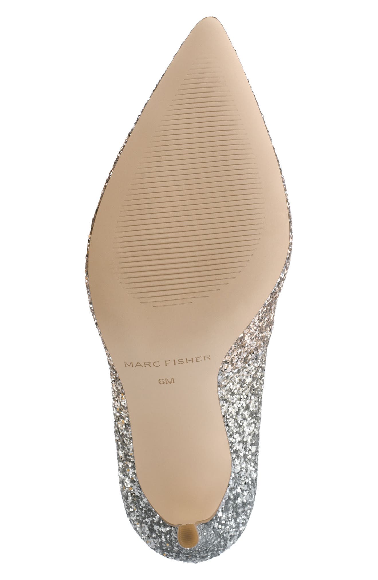 Ricky Pointed Toe Glitter Pump, Alternate, color, GOLD