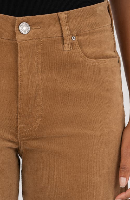 Kut From The Kloth Meg Fab Ab High Waist Wide Leg Jeans In Brown