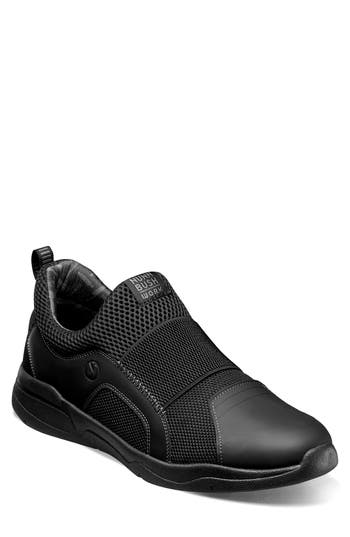 Nunn Bush Grazie Work Slip-on Sneaker In Black