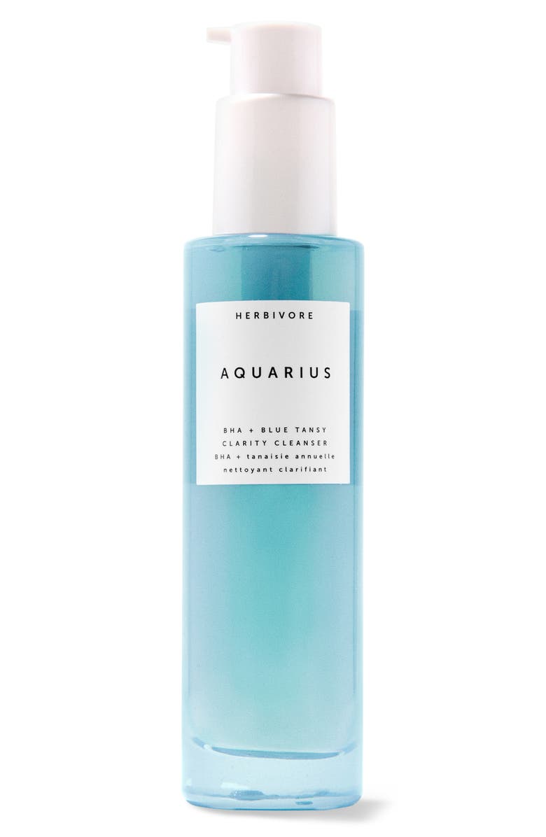 Herbivore Botanicals Aquarius BHA + Blue Tansy Clarifying Cleanser, Main, color,