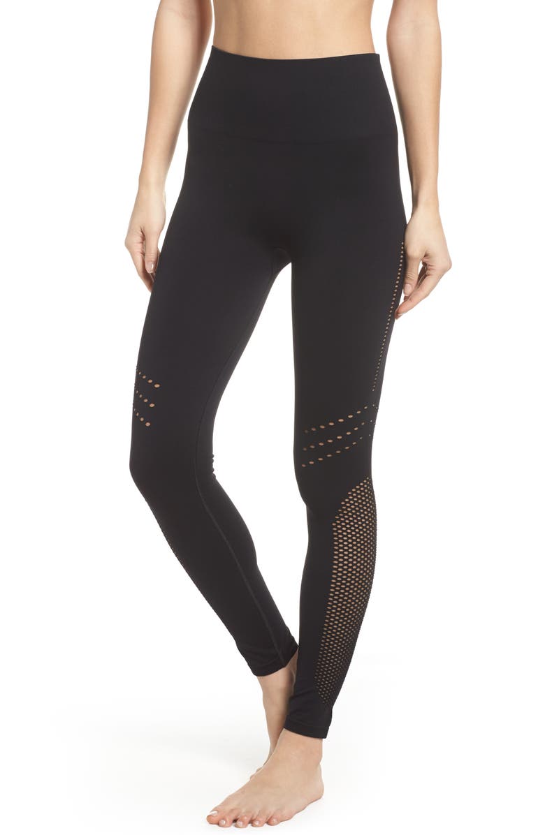 Zella Essence Seamless High Waist Ankle Leggings, Main, color,