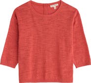 Seasalt Cornwall Knavock Button Back Organic Cotton & Linen Sweater