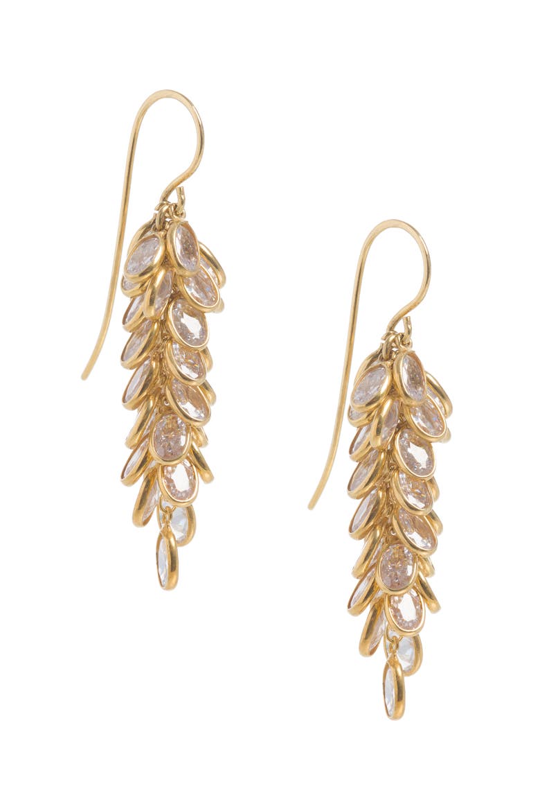 Midi Crystal Drops, Main, color, Gold