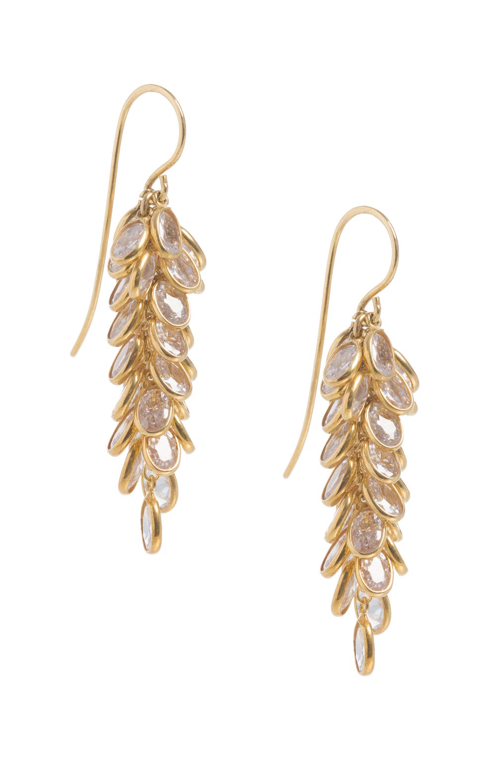 Midi Crystal Drops, color, Gold