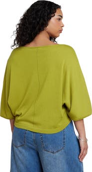 ELOQUII Oversized Cape Sweater (plus)