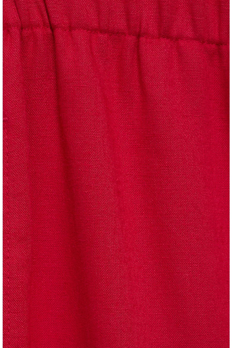 Straight Leg Pull-On Pants, Alternate, color, RED