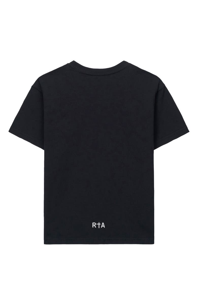 RtA Kids' Lawson Graphic Print Cotton T-Shirt, Alternate, color, Black Spike Rta