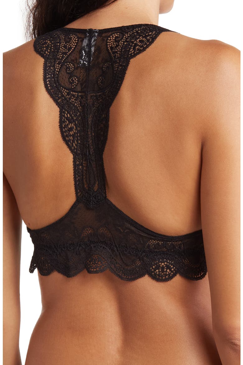 Pretty Lace Bralette, Alternate, color, BLACK