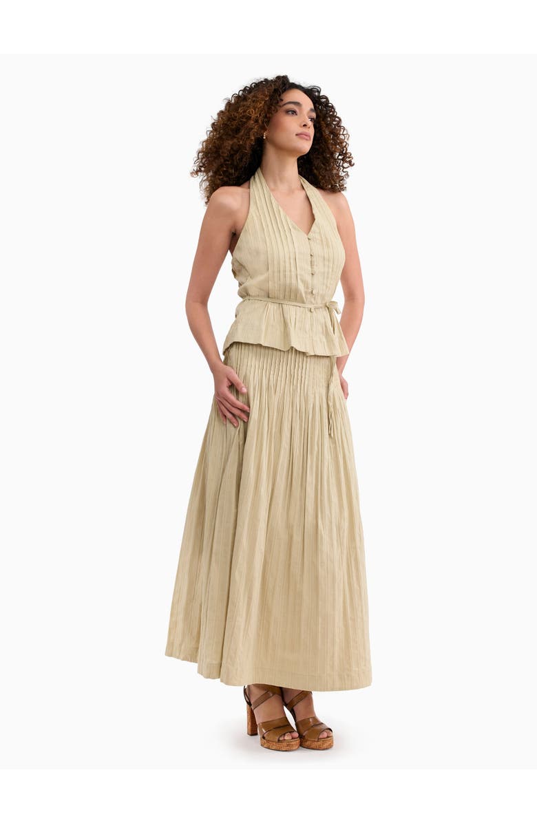 Rebecca Taylor Marianne Halter Top, Alternate, color, Pale Sage