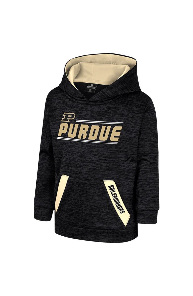 COLOSSEUM Toddler Colosseum Black Purdue Boilermakers Live Hardcore Pullover Hoodie, Alternate, color,
