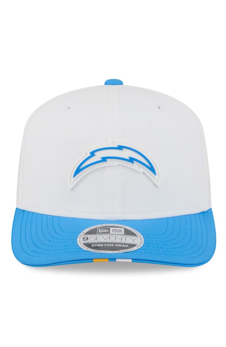 New Era Men's New Era  White/Powder Blue Los Angeles Chargers 2025 NFL Training Camp 9SEVENTY Adjustable Hat, Alternate, color, 