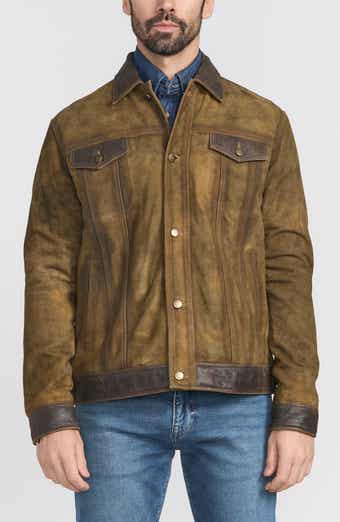 FLYNT Distressed Leather Jacket